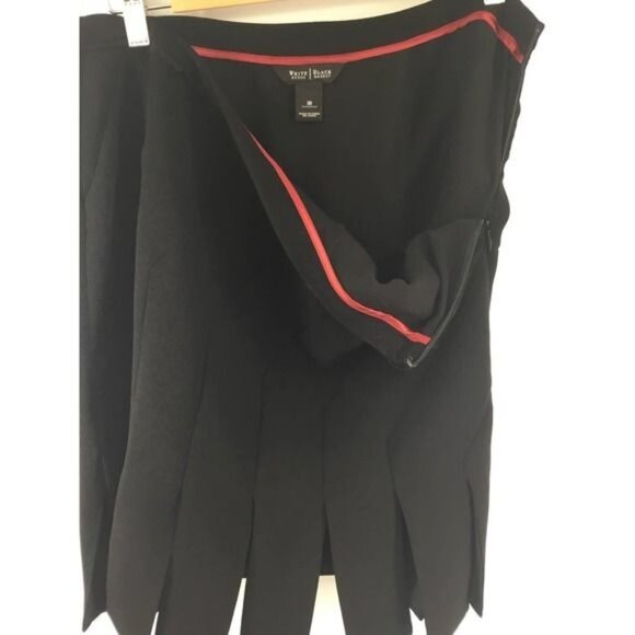 White House Black Market Pleated Mini Skater Skirt 10 - Picture 3 of 5